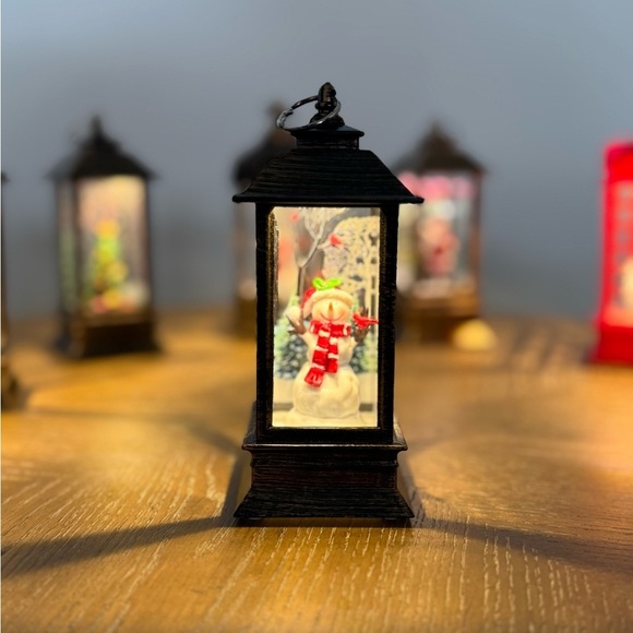 Other - Christmas LED Snowman Lantern | Mini Holiday Decor Night Light